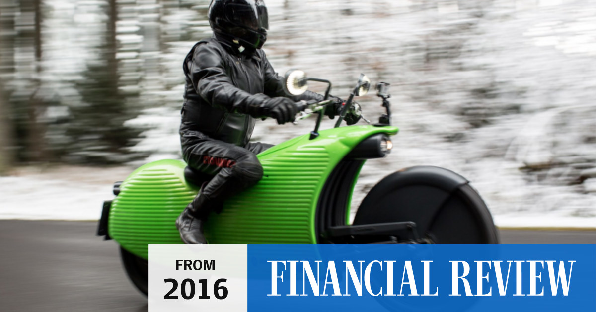 The Johammer J1 electric motorcycle is like a Tesla Powerwall on